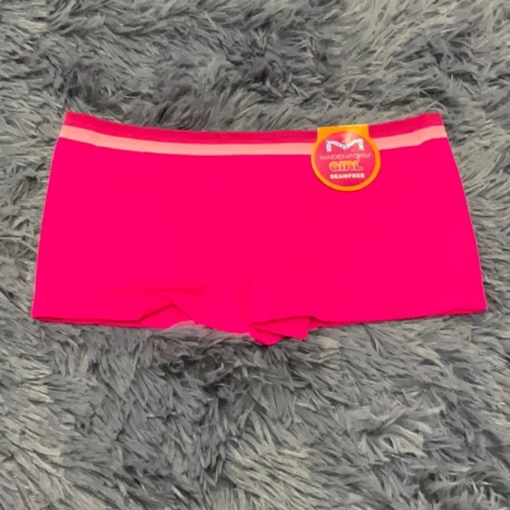 Maidenform 10/12 girls Seamfree BoyShorts _ New